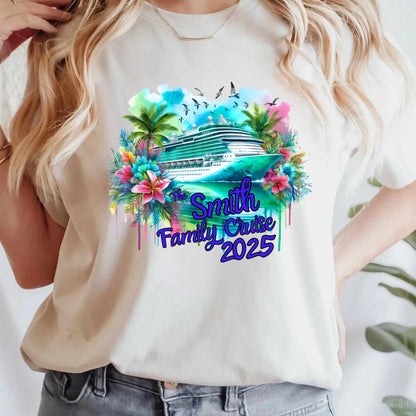 Customizable Family Cruise T-Shirt