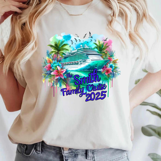 Customizable Family Cruise T-Shirt