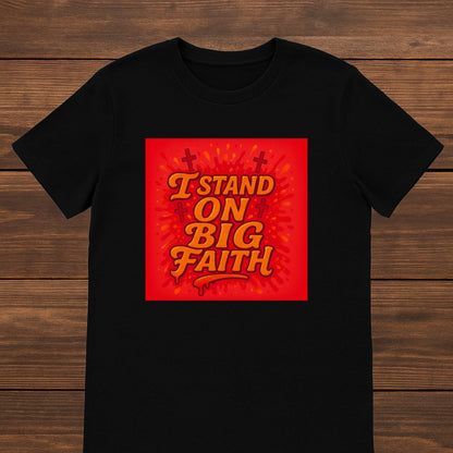 I Stand on Big Faith Design T-Shirt