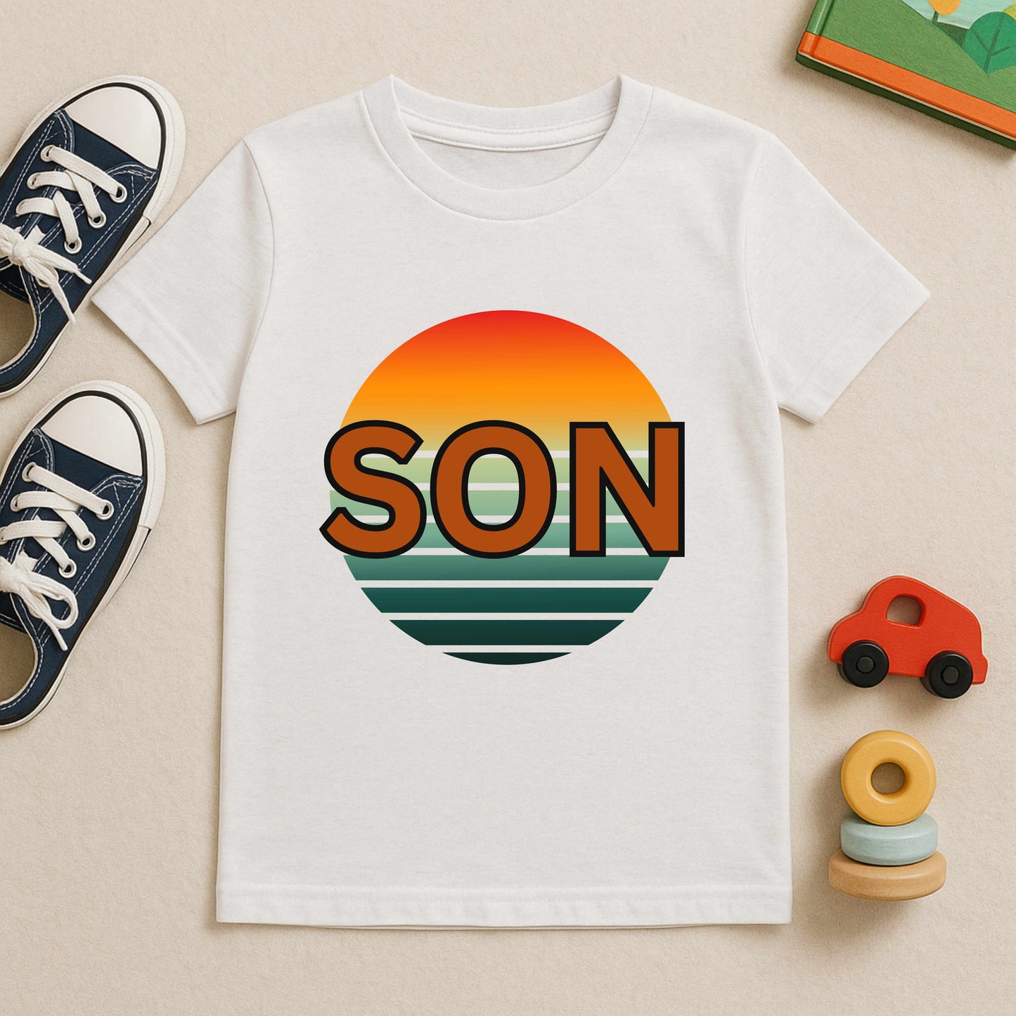 Retro Sunset Son T-Shirt