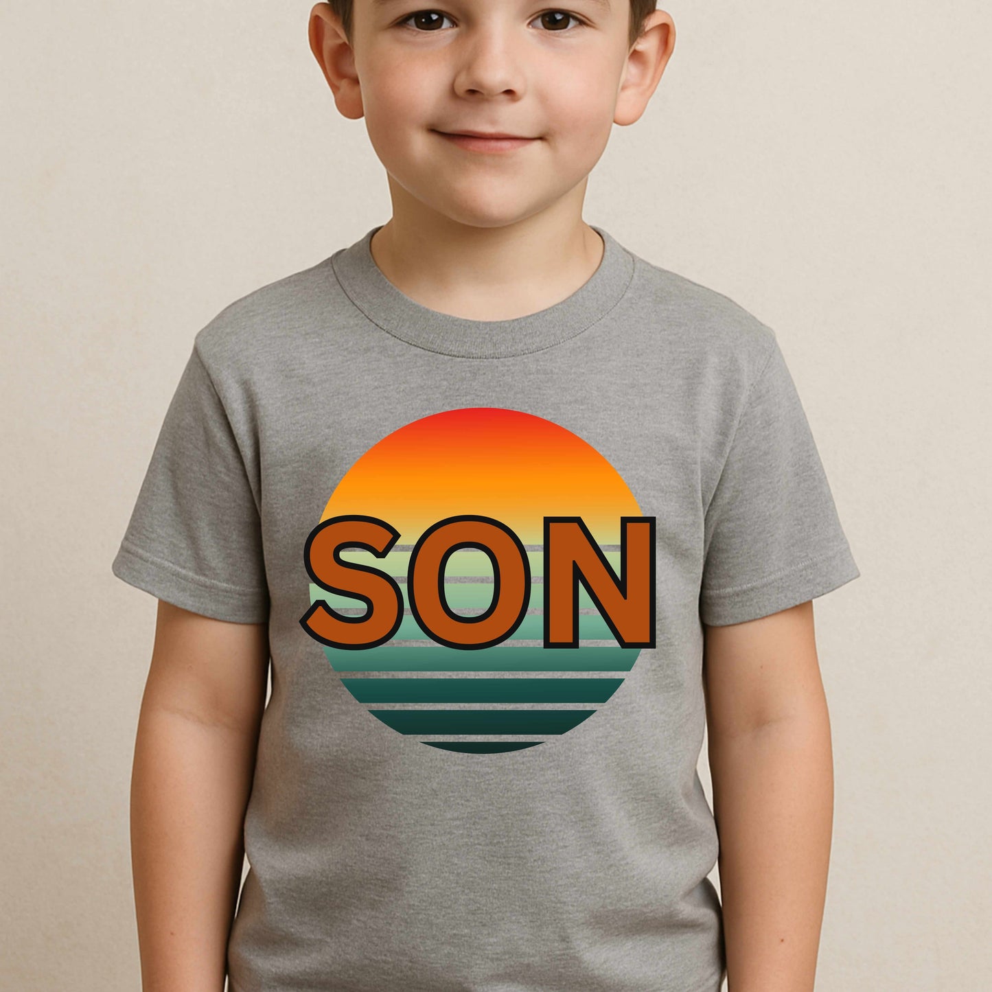 Retro Sunset Son T-Shirt