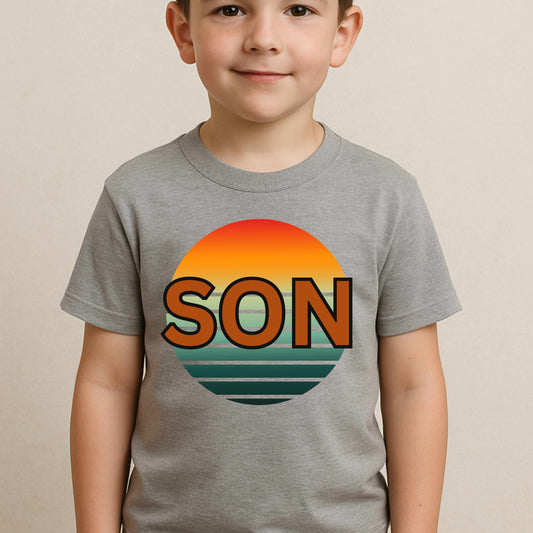 Retro Sunset Son T-Shirt