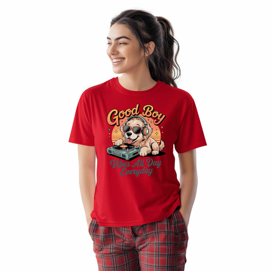 Good Dog Boy Vibes T-Shirt