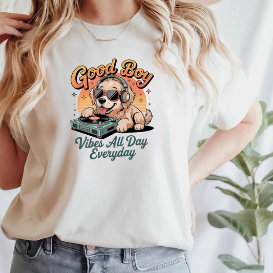 Good Dog Boy Vibes T-Shirt