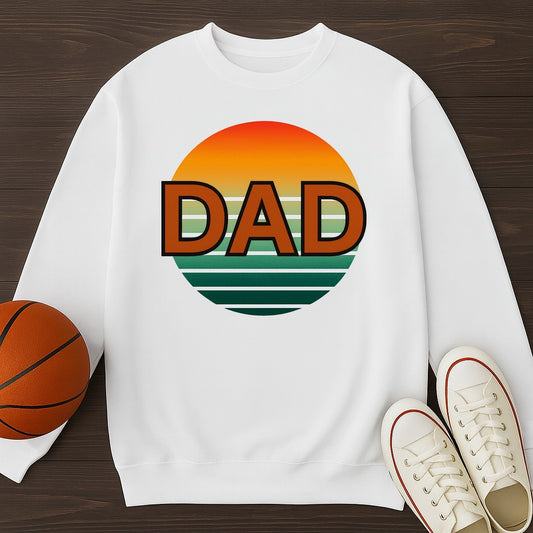 Retro Dad Sunset Sweatshirt