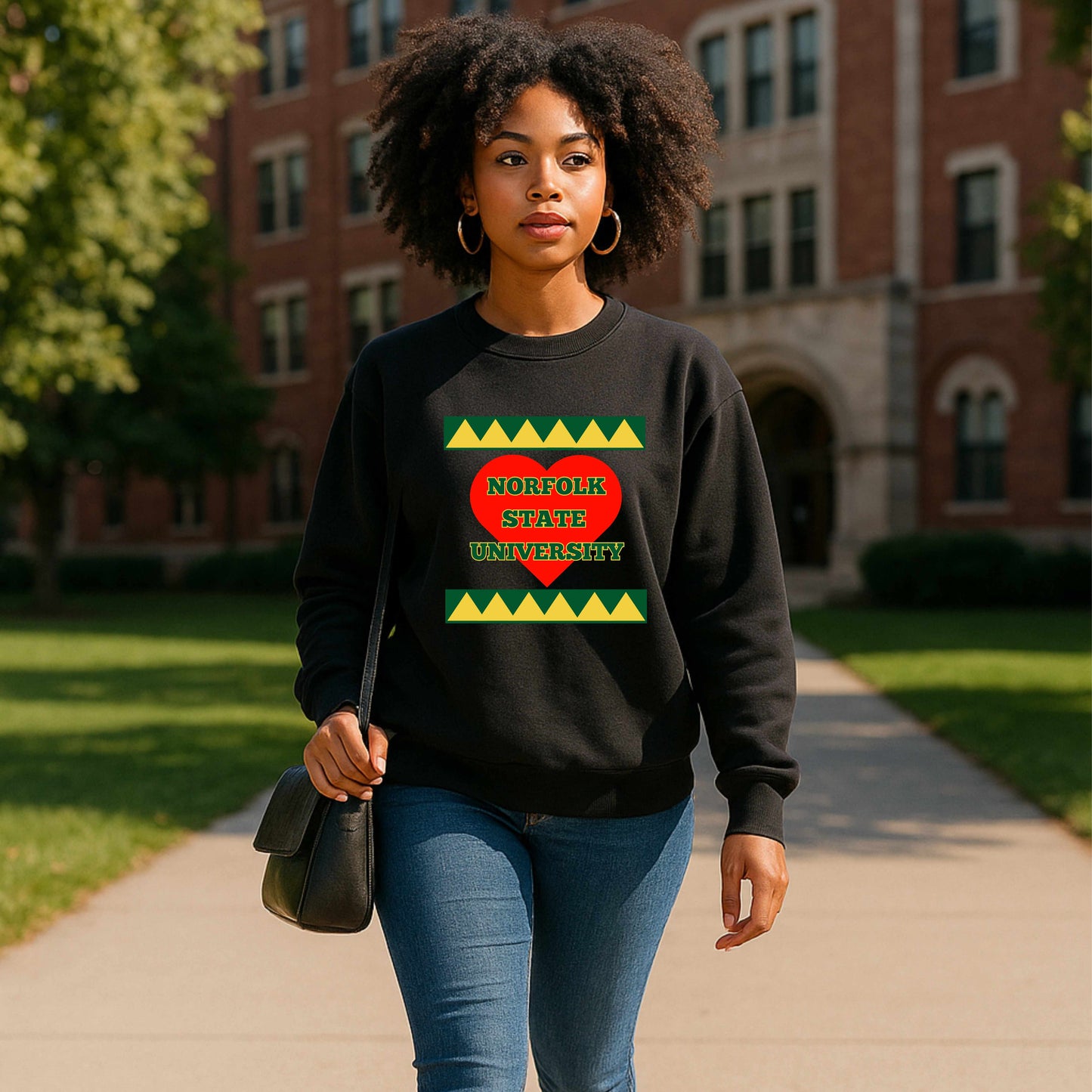 NSU Heart Sweatshirt