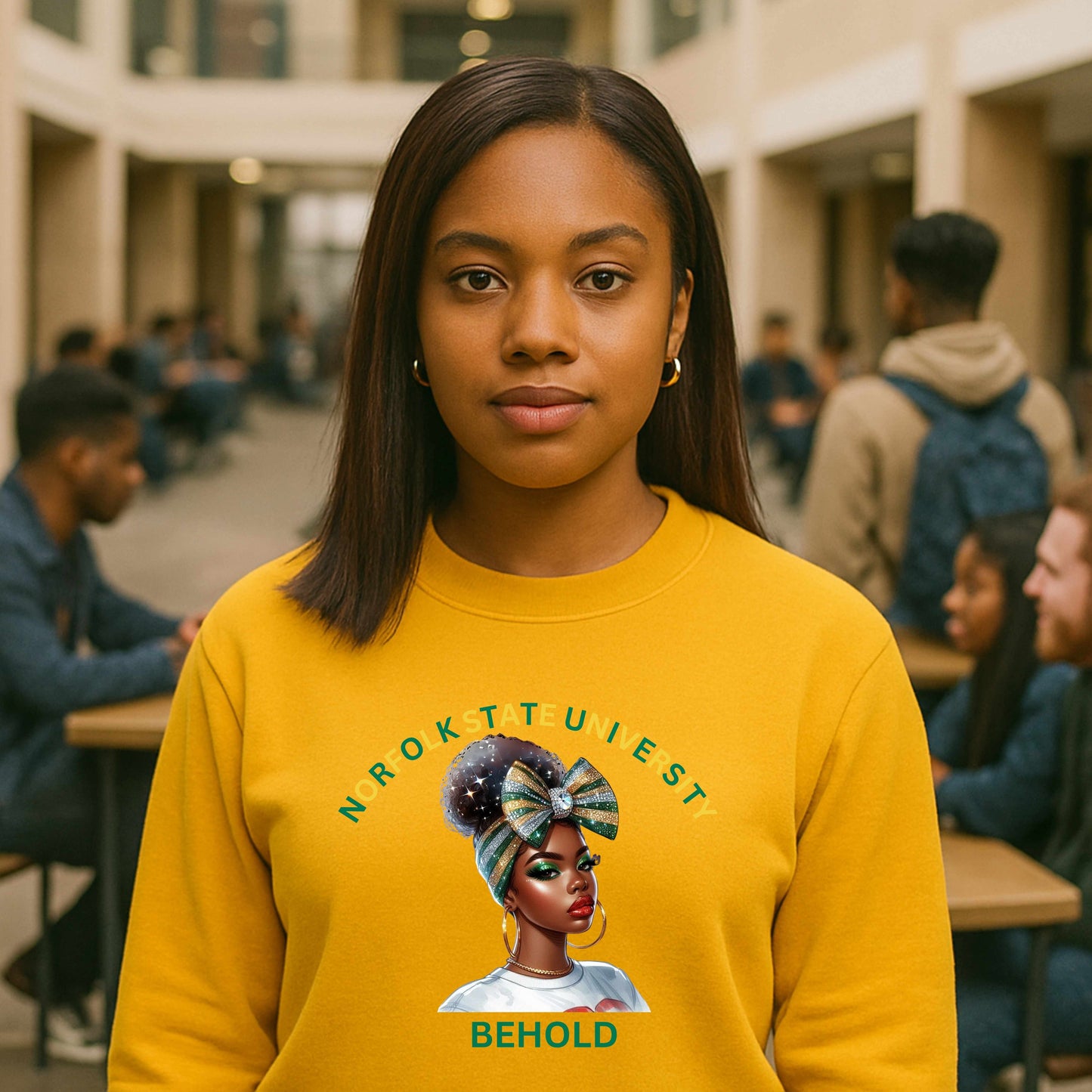 NSU Afropuff Sweatshirt
