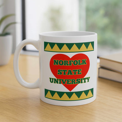 NSU Heart Ceremic Mug