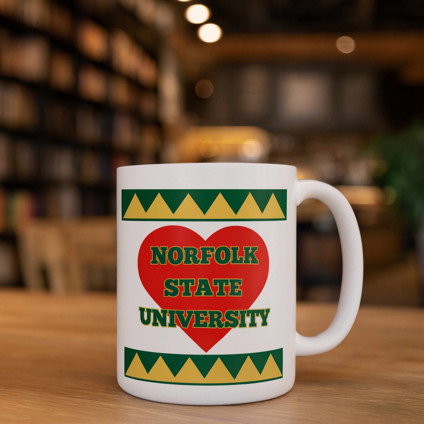 NSU Heart Ceremic Mug