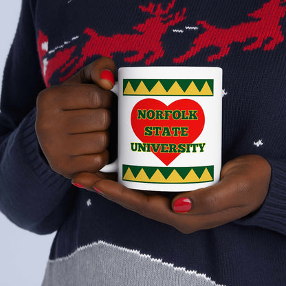 NSU Heart Ceremic Mug