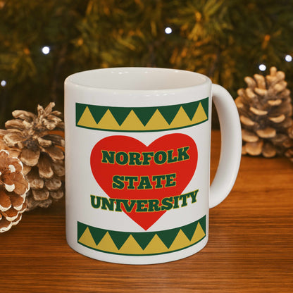 NSU Heart Ceremic Mug