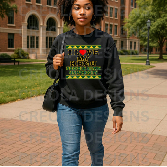 I Love My HBCU Sweatshirt
